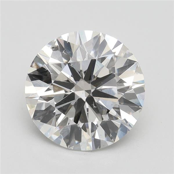 2.26ct F SI1 Rare Carat Ideal Cut Round Lab Grown Diamond