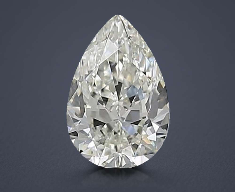1.00 Carat Pear Natural Diamond