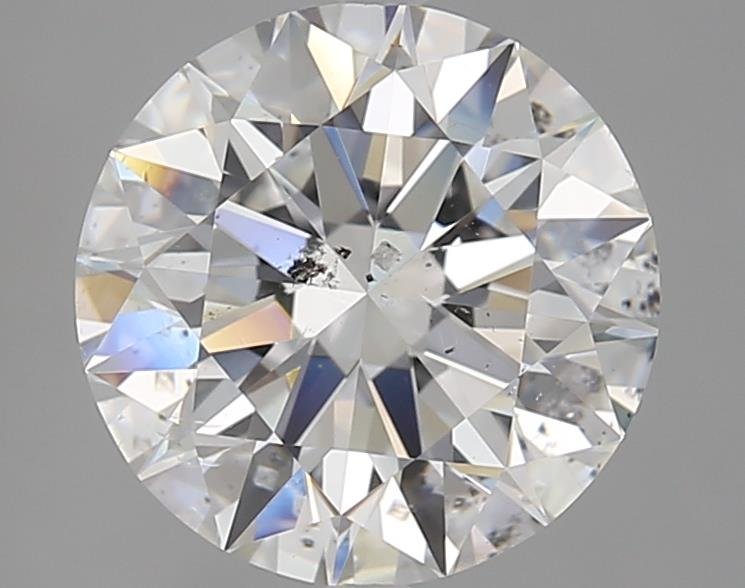 3.04ct F SI2 Rare Carat Ideal Cut Round Diamond