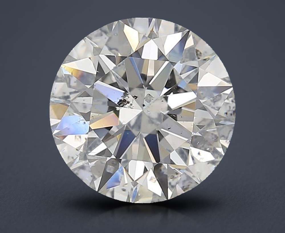 3.04 Carat Round Natural Diamond