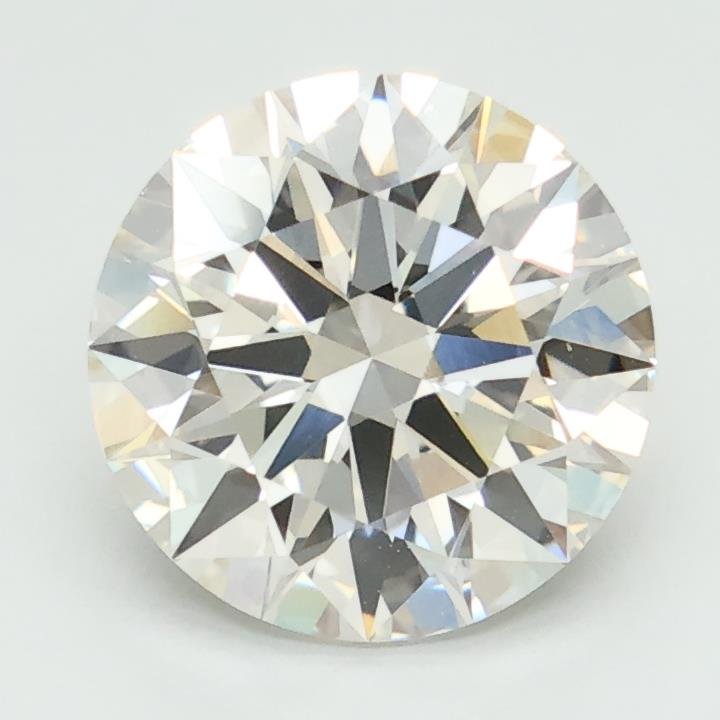 2.66ct G VVS2 Rare Carat Ideal Cut Round Lab Grown Diamond