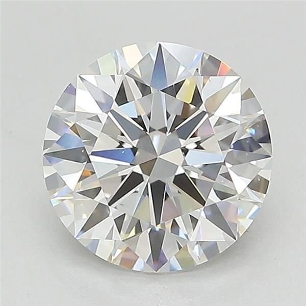 2.04ct D VS1 Rare Carat Ideal Cut Round Lab Grown Diamond