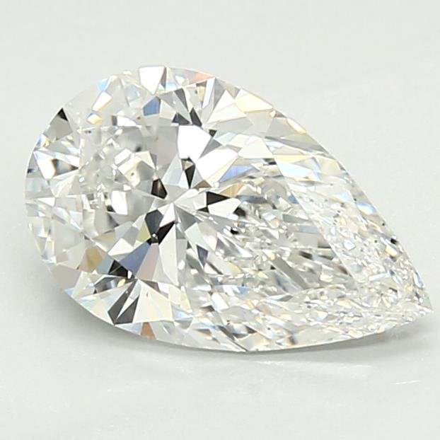 1.39ct E VS2 Rare Carat Ideal Cut Pear Lab Grown Diamond