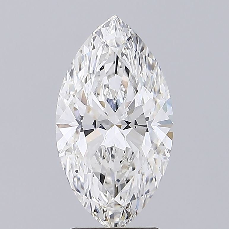 3.09ct H SI1 Rare Carat Ideal Cut Marquise Lab Grown Diamond