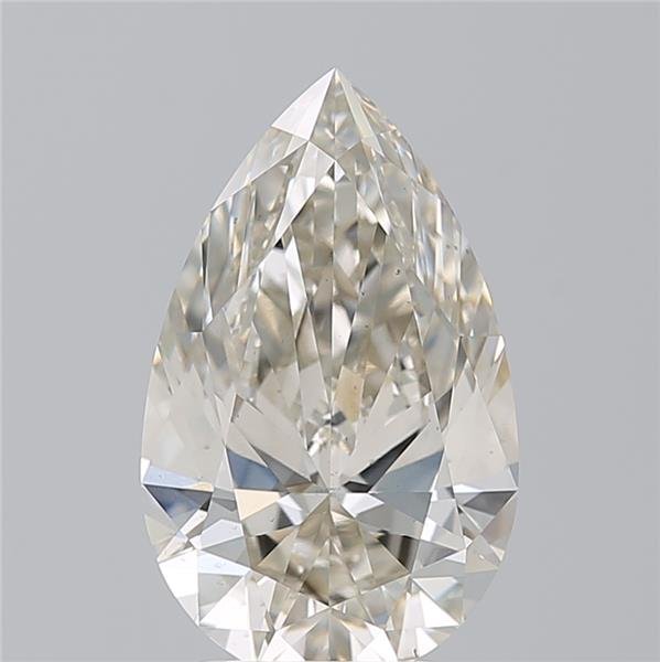 3.07ct I VS2 Rare Carat Ideal Cut Pear Lab Grown Diamond