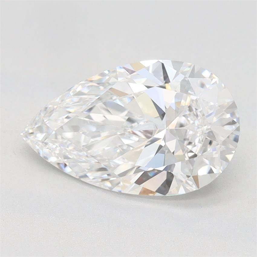 1.11ct D VVS1 Rare Carat Ideal Cut Pear Lab Grown Diamond