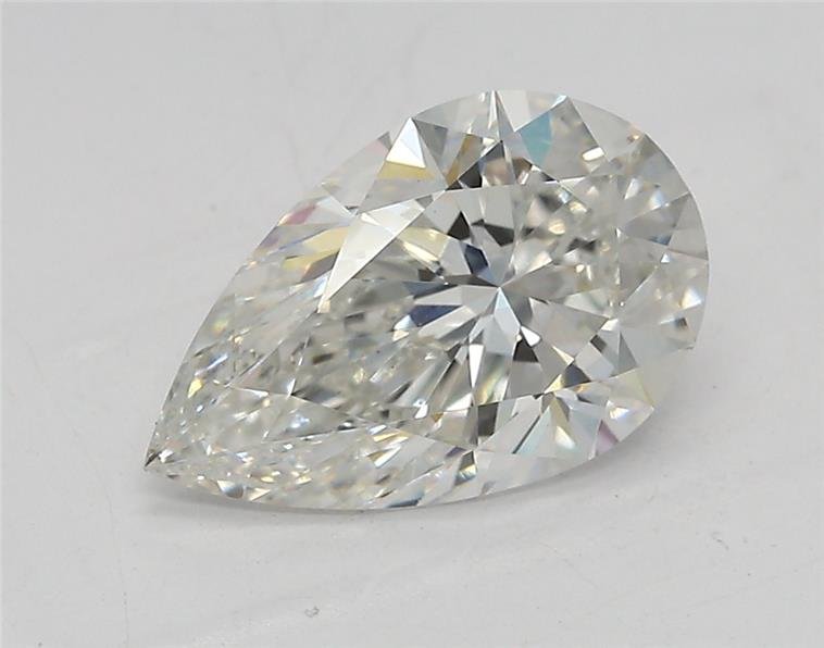 1.69ct F VVS2 Rare Carat Ideal Cut Pear Lab Grown Diamond