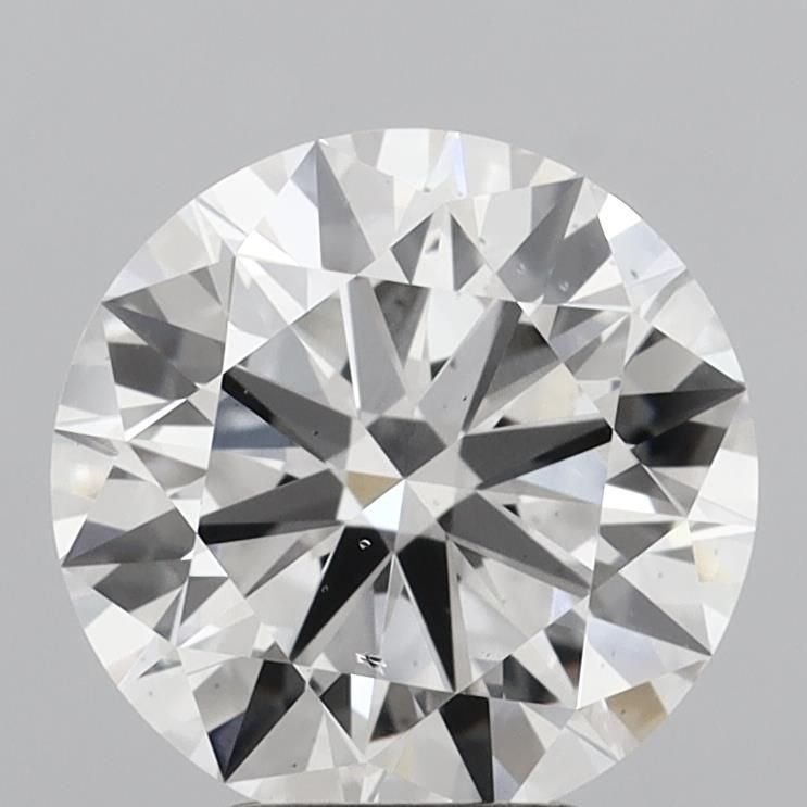 4.01ct F SI1 Excellent Cut Round Lab Grown Diamond