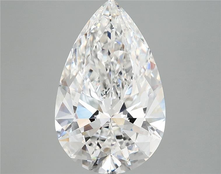 5.00 Carat Pear Lab Diamond