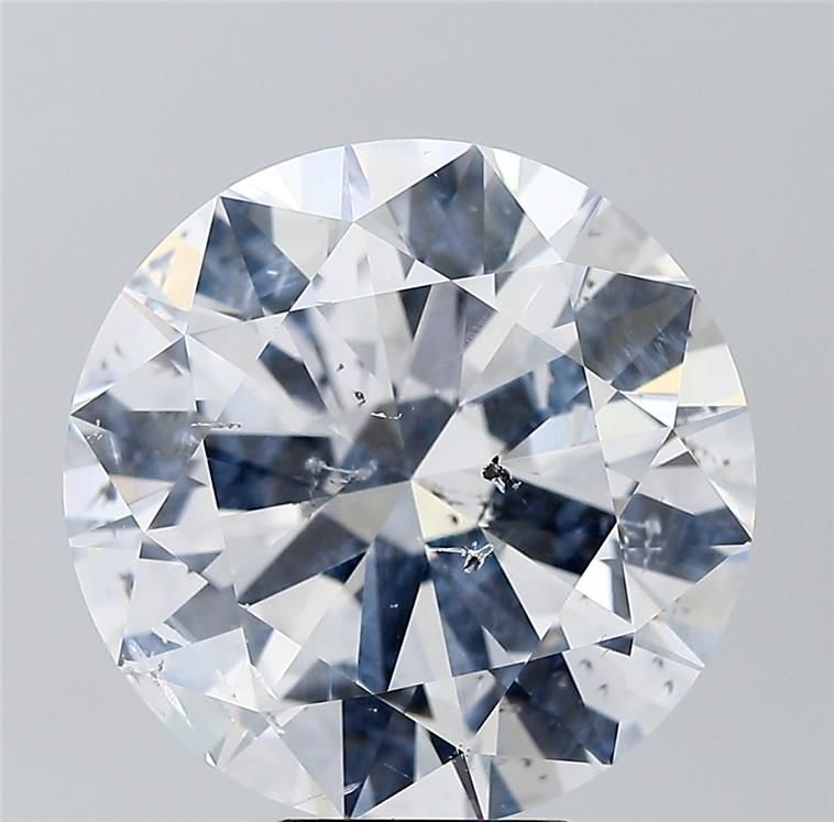 9.01ct D SI2 Rare Carat Ideal Cut Round Diamond