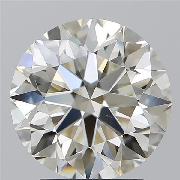 3.21ct J VS1 Excellent Cut Round Diamond