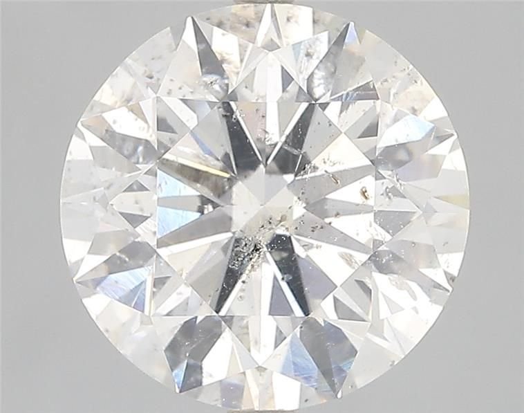 5.22ct H SI2 Rare Carat Ideal Cut Round Diamond