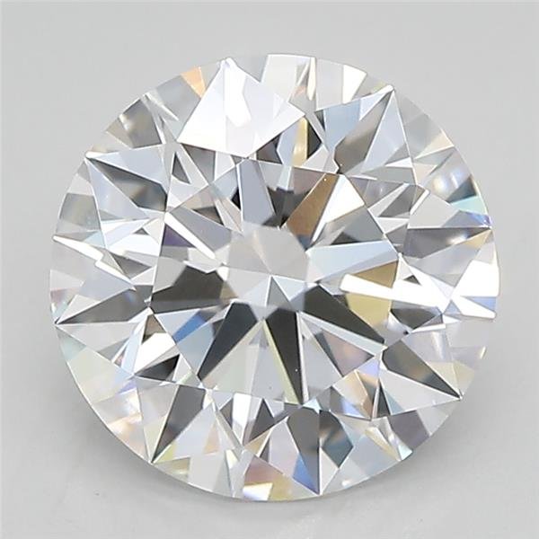 2.92ct D VS1 Rare Carat Ideal Cut Round Lab Grown Diamond