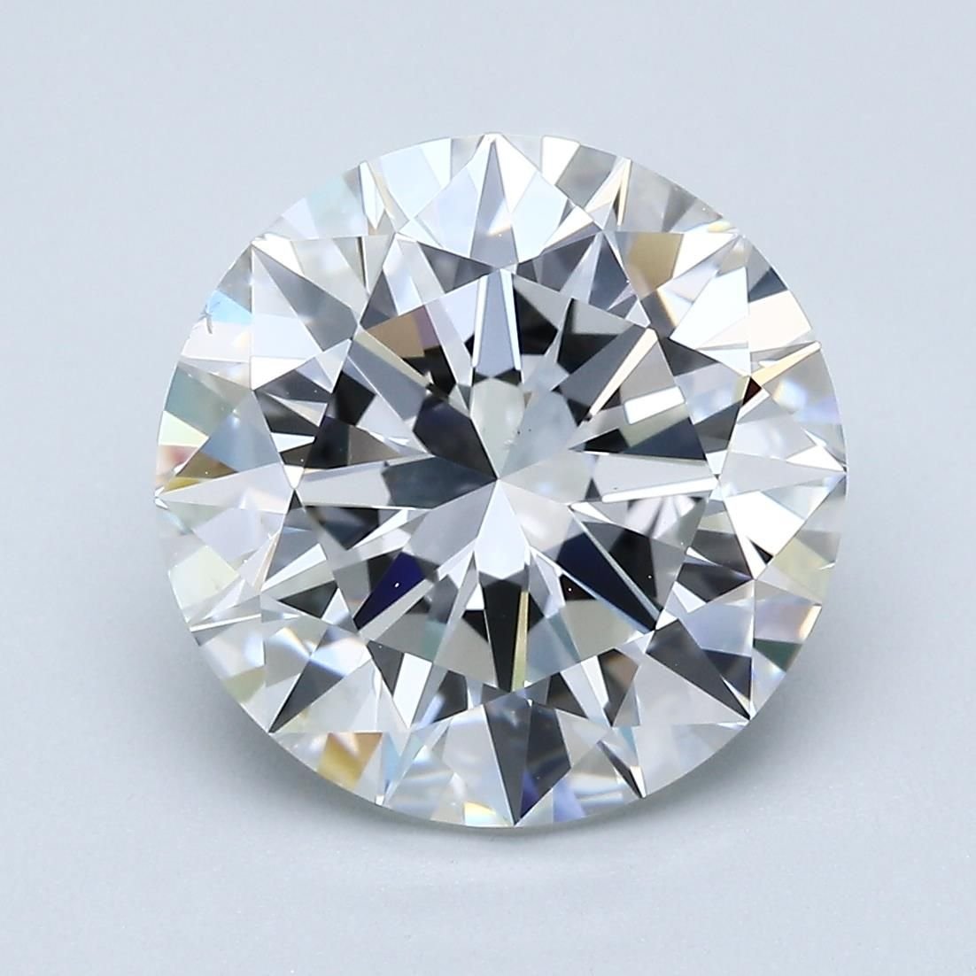 5.01ct E SI1 Rare Carat Ideal Cut Round Diamond