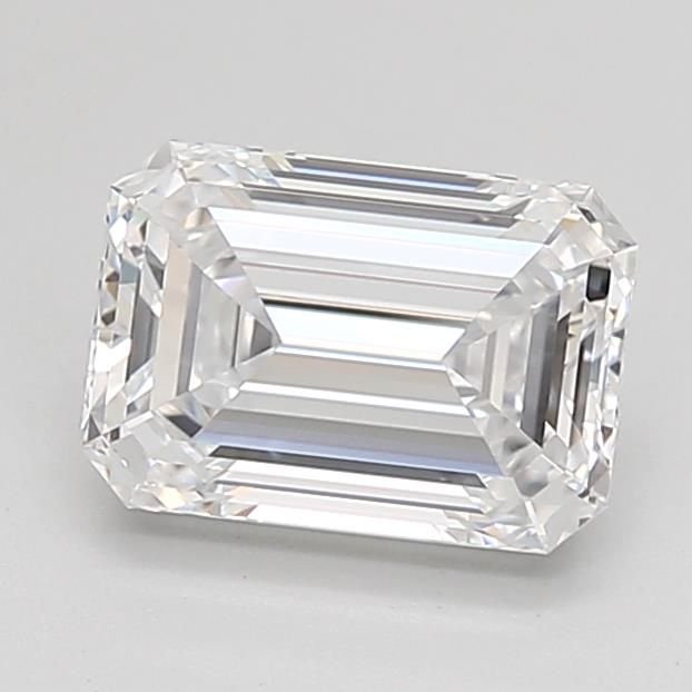 1.56ct D VVS1 Rare Carat Ideal Cut Emerald Lab Grown Diamond