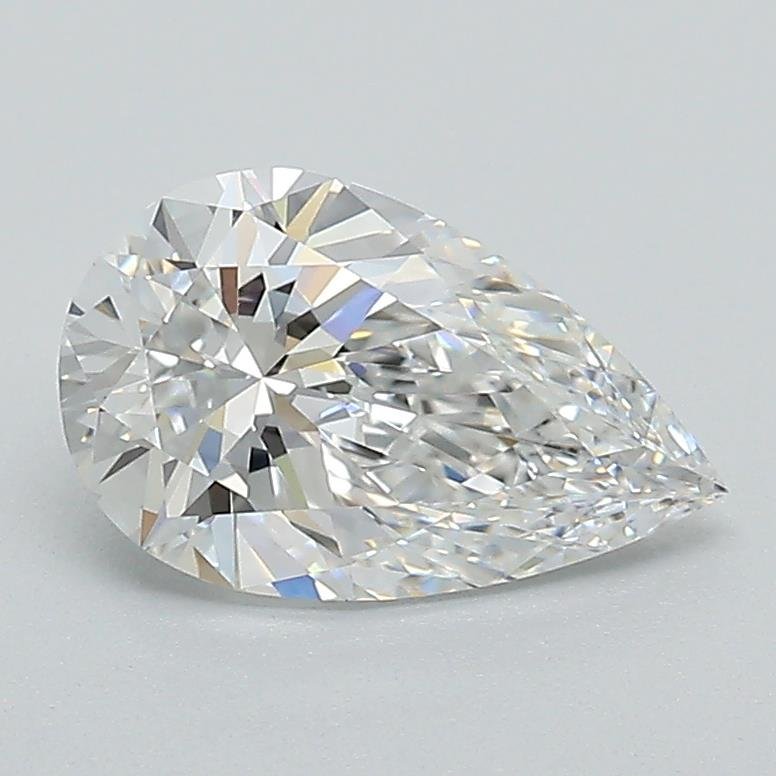 1.18ct D VVS2 Rare Carat Ideal Cut Pear Lab Grown Diamond