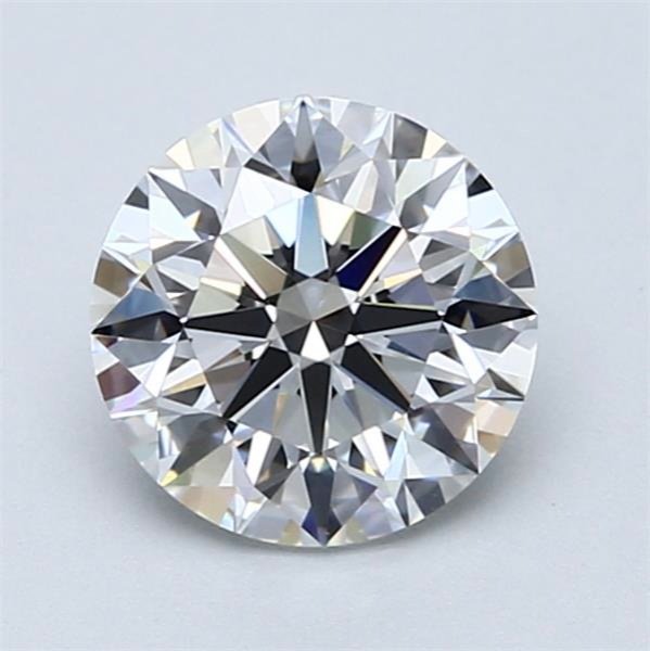 1.57ct E VVS2 Rare Carat Ideal Cut Round Diamond