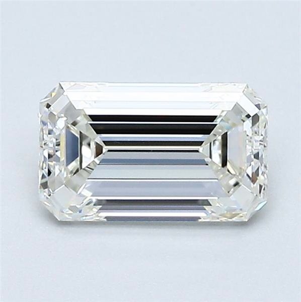 1.01ct I IF Rare Carat Ideal Cut Emerald Diamond