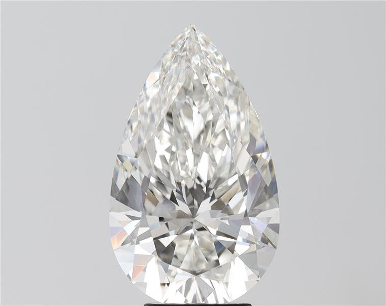 6.66ct G VVS2 Rare Carat Ideal Cut Pear Lab Grown Diamond