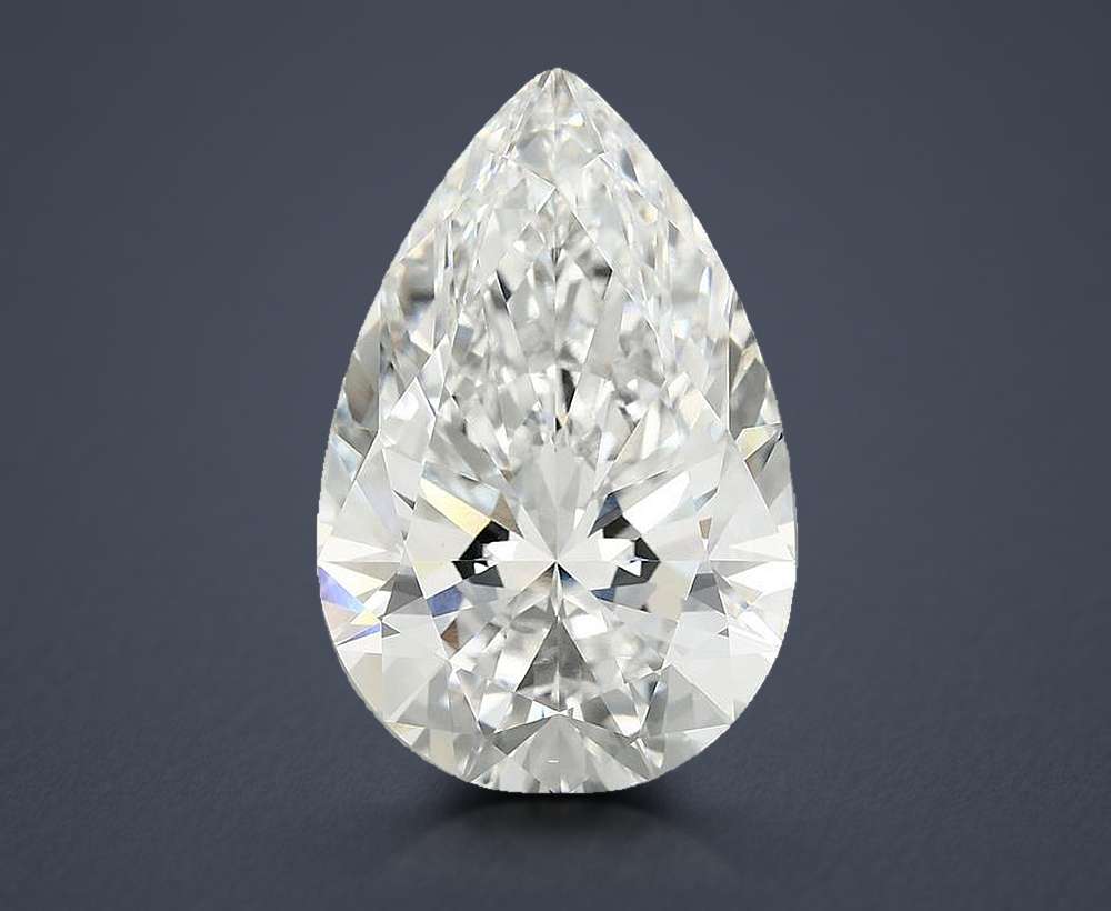 7.65 Carat Pear Lab Diamond