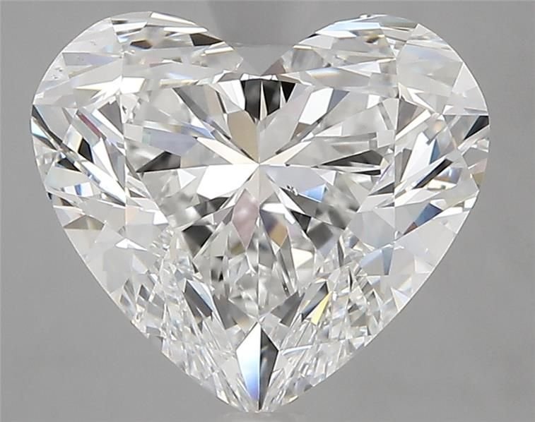 4.03ct G VS2 Rare Carat Ideal Cut Heart Diamond
