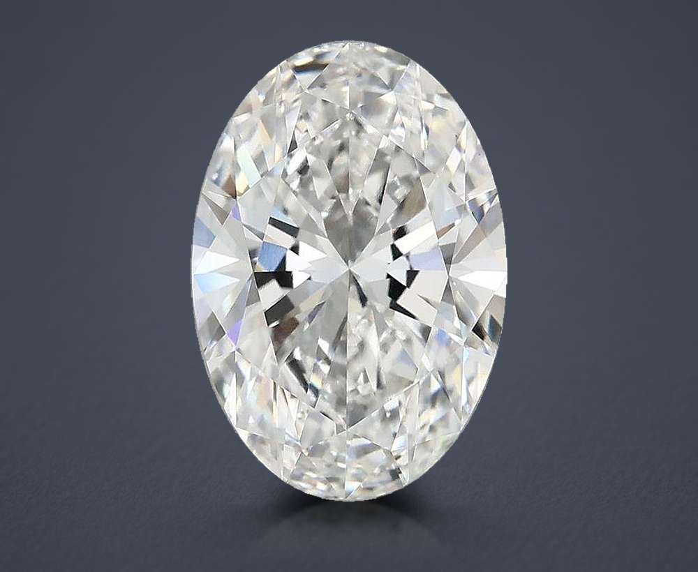 3.78 Carat Oval Lab Diamond