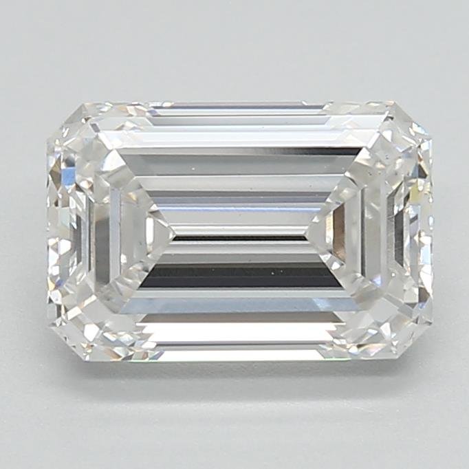 1.88ct F VS1 Rare Carat Ideal Cut Emerald Lab Grown Diamond