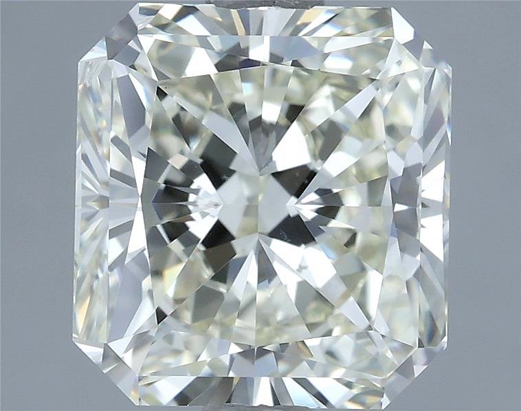 3.01ct K VS2 Rare Carat Ideal Cut Radiant Diamond