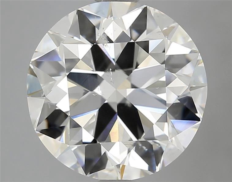 3.73ct J SI1 Rare Carat Ideal Cut Round Diamond