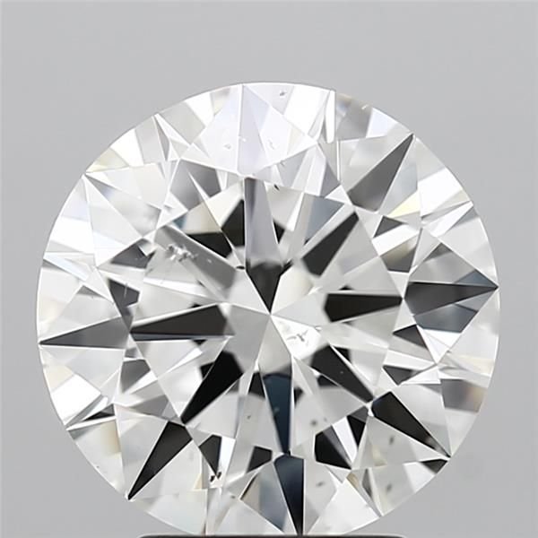 3.01ct H SI1 Rare Carat Ideal Cut Round Diamond