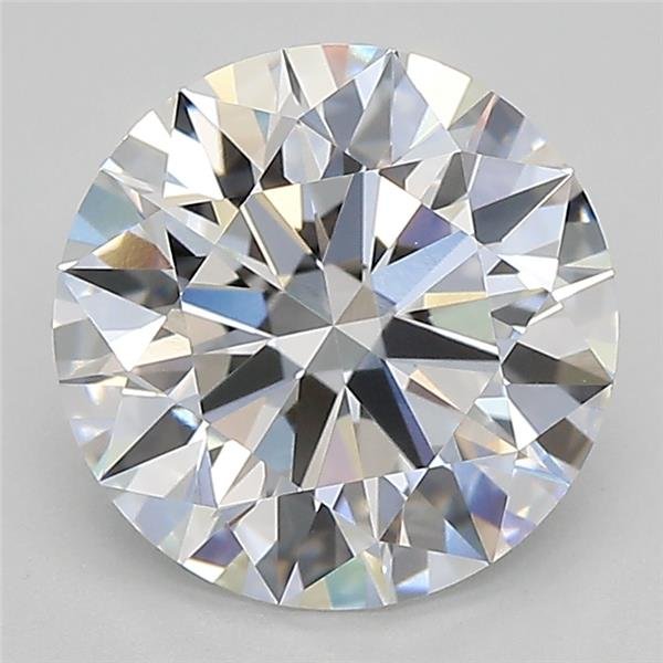 2.47ct D VVS2 Rare Carat Ideal Cut Round Lab Grown Diamond