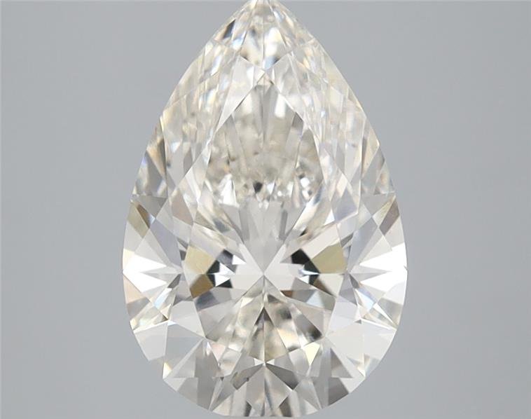 2.06ct H VS1 Rare Carat Ideal Cut Pear Lab Grown Diamond