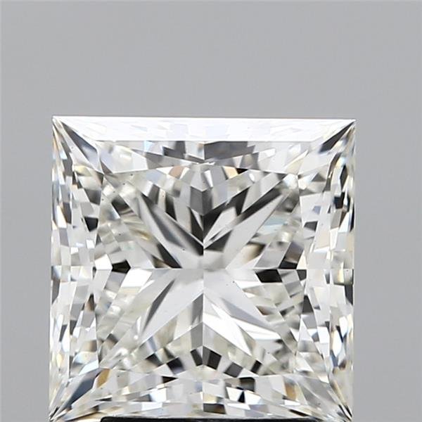 3.58ct H VS1 Rare Carat Ideal Cut Princess Lab Grown Diamond