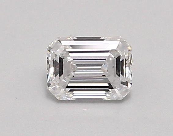0.59ct D VVS2 Rare Carat Ideal Cut Emerald Lab Grown Diamond