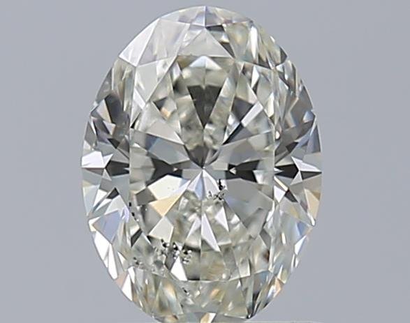 0.82ct J SI2 Rare Carat Ideal Cut Oval Diamond