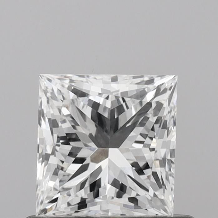 0.70ct D VVS2 Rare Carat Ideal Cut Princess Lab Grown Diamond