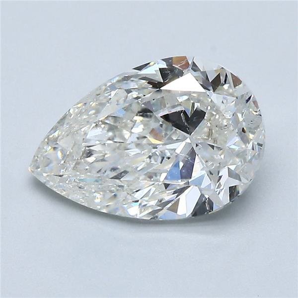 2.51ct H SI2 Excellent Cut Pear Diamond