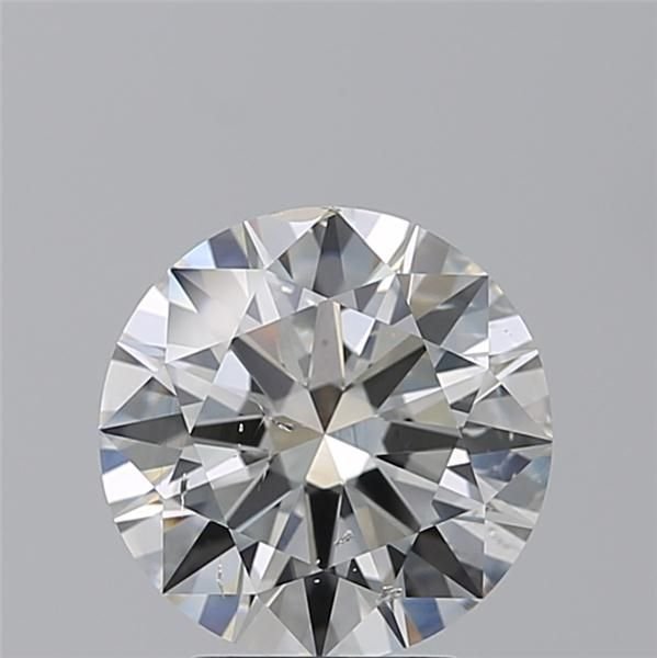 3.01ct G SI2 Rare Carat Ideal Cut Round Diamond