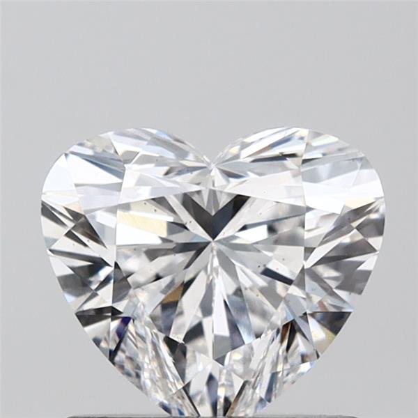 0.95ct D VS2 Rare Carat Ideal Cut Heart Lab Grown Diamond