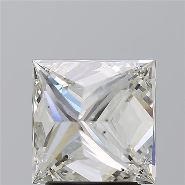 2.94ct I SI1 Rare Carat Ideal Cut Princess Lab Grown Diamond