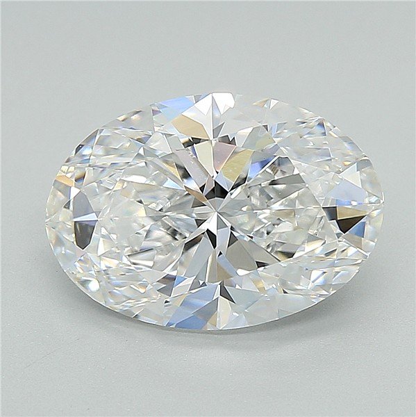 3.53ct D VVS2 Rare Carat Ideal Cut Oval Lab Grown Diamond