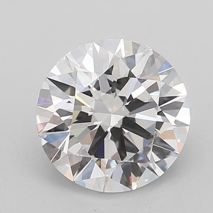 2.84ct D VVS2 Excellent Cut Round Lab Grown Diamond