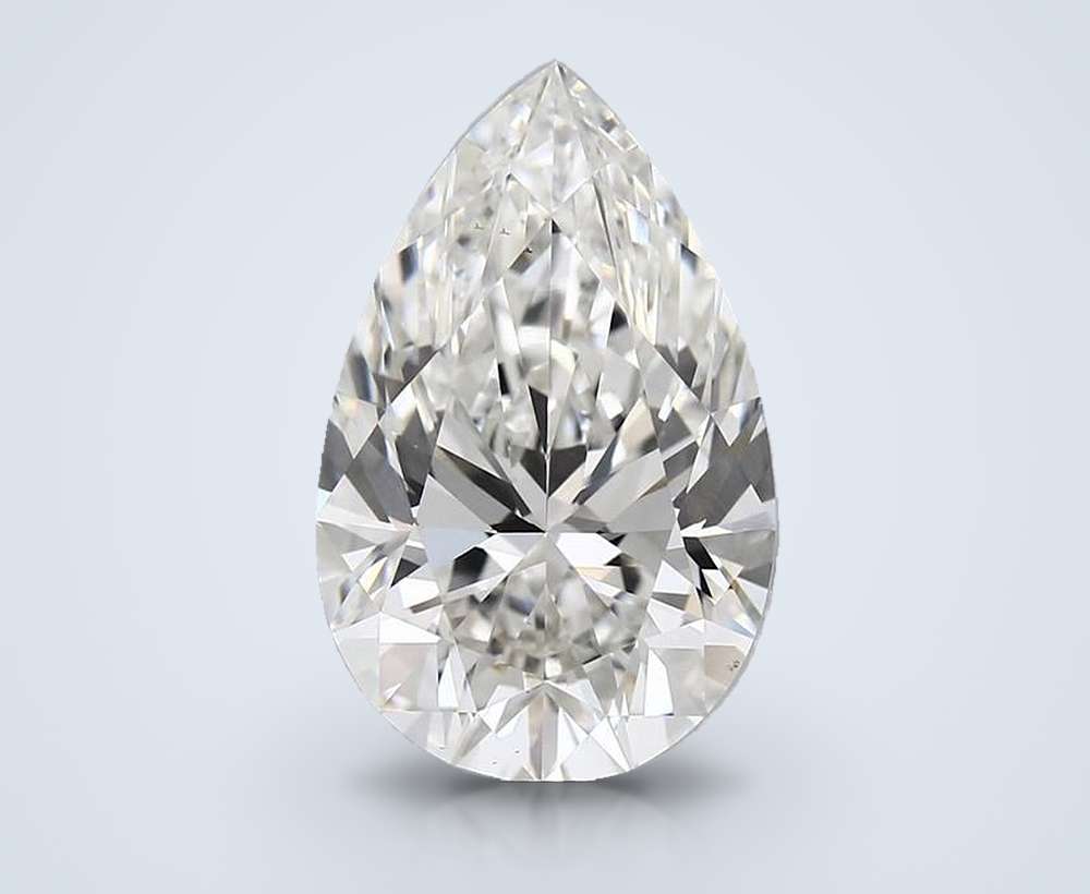 6.03 Carat Pear Lab Diamond