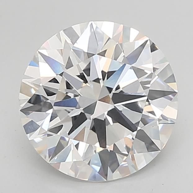 5.32ct D VVS2 Rare Carat Ideal Cut Round Lab Grown Diamond