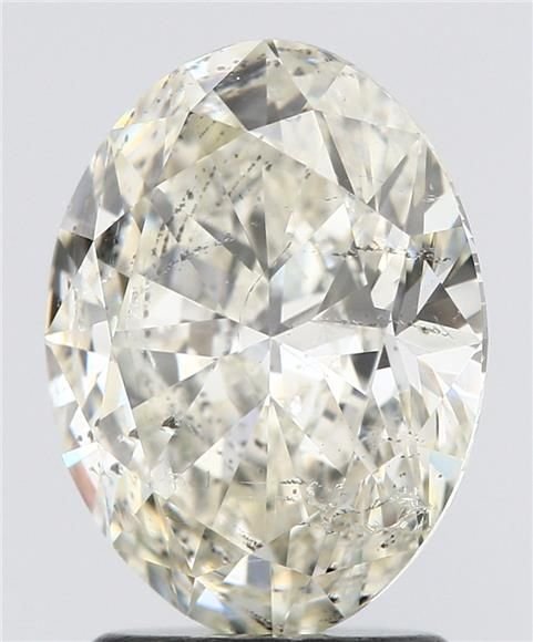 2.00ct J SI2 Rare Carat Ideal Cut Oval Diamond