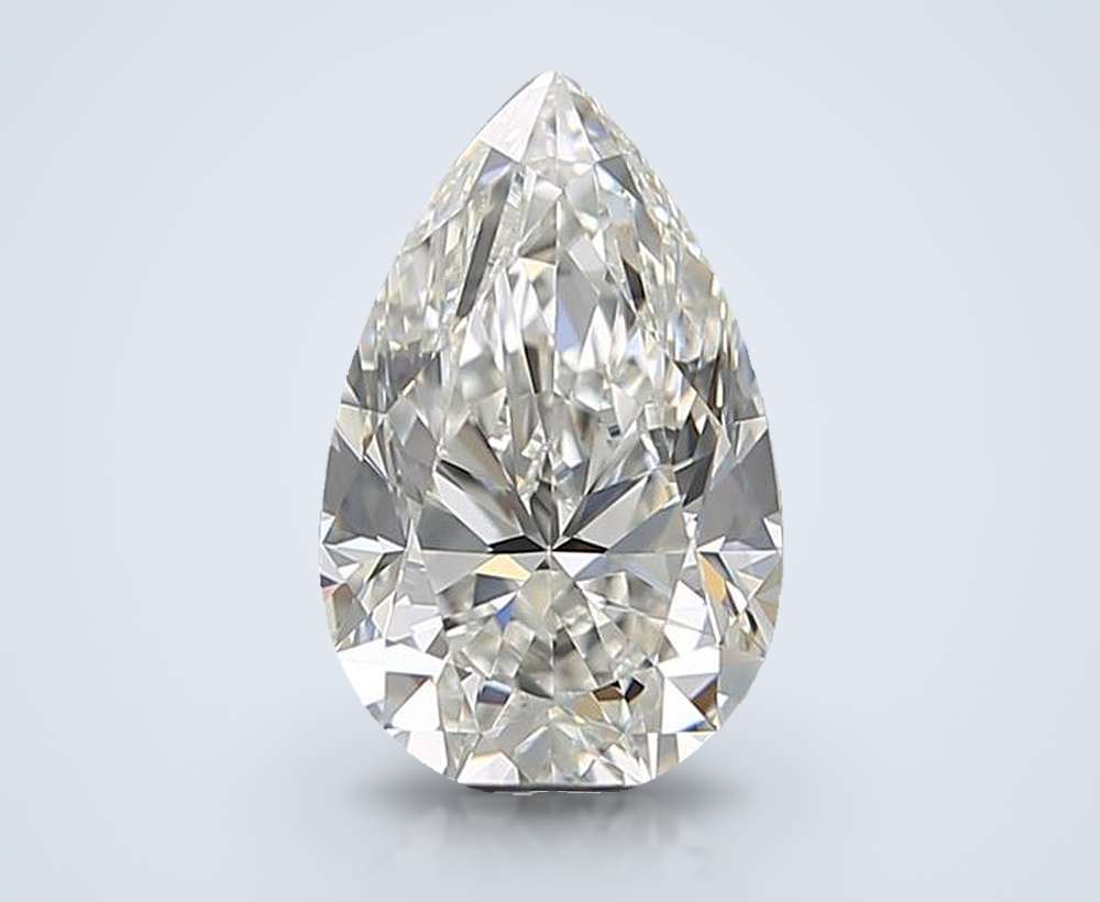 0.90 Carat Pear Natural Diamond