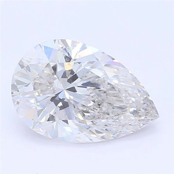 0.72ct F SI1 Rare Carat Ideal Cut Pear Lab Grown Diamond