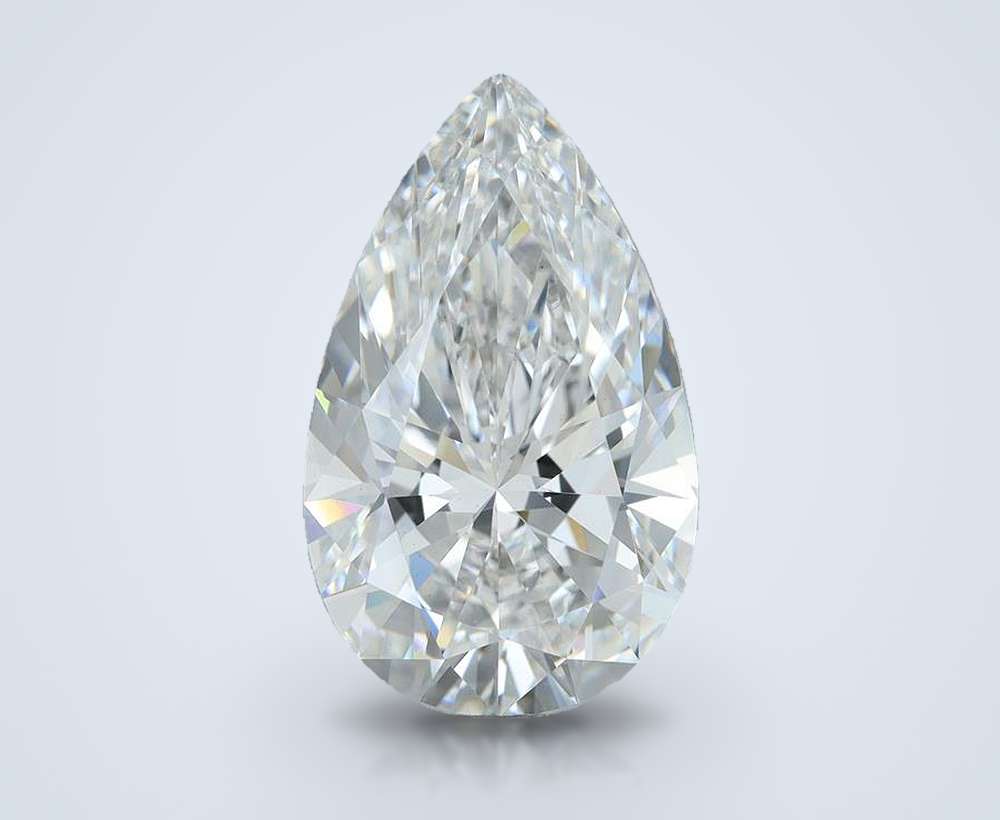 5.62 Carat Pear Lab Diamond