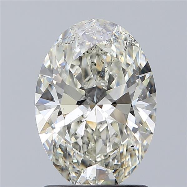 1.32ct J SI2 Rare Carat Ideal Cut Oval Diamond