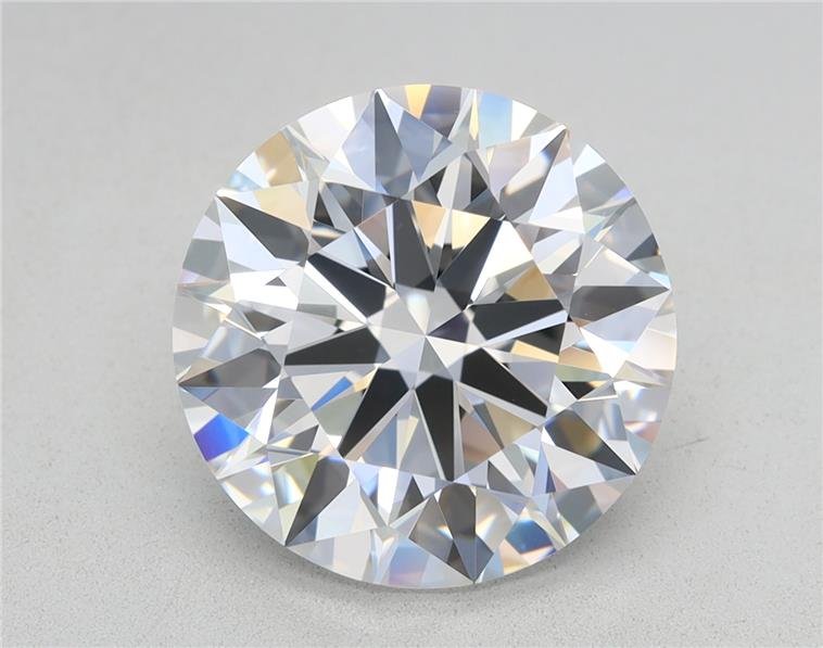 3.71ct E VVS2 Rare Carat Ideal Cut Round Lab Grown Diamond